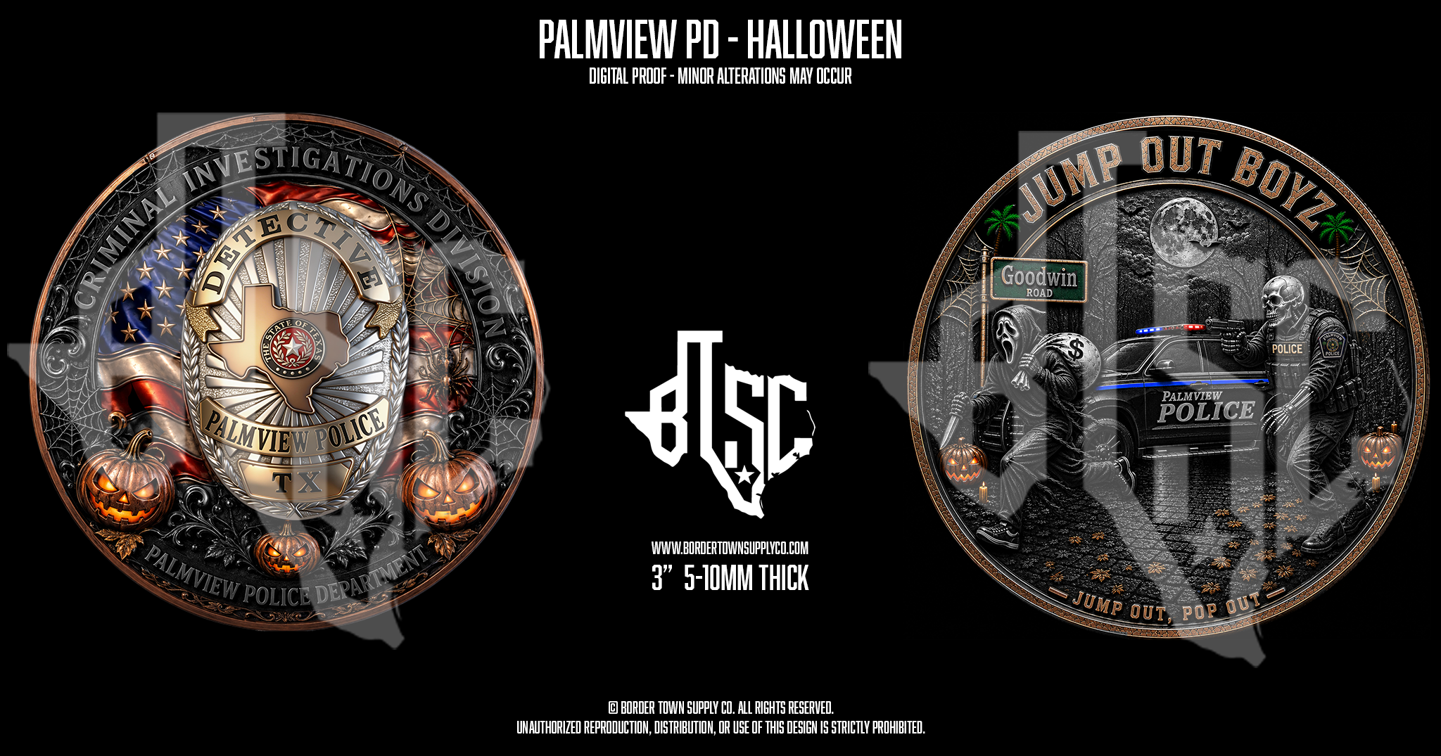 PALMVIEW PD HALLOWEEN PRE-SALE (LIMIT 4)