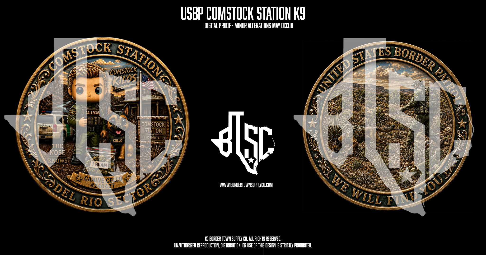 USBP K9 COMSTOCK PRE-SALE