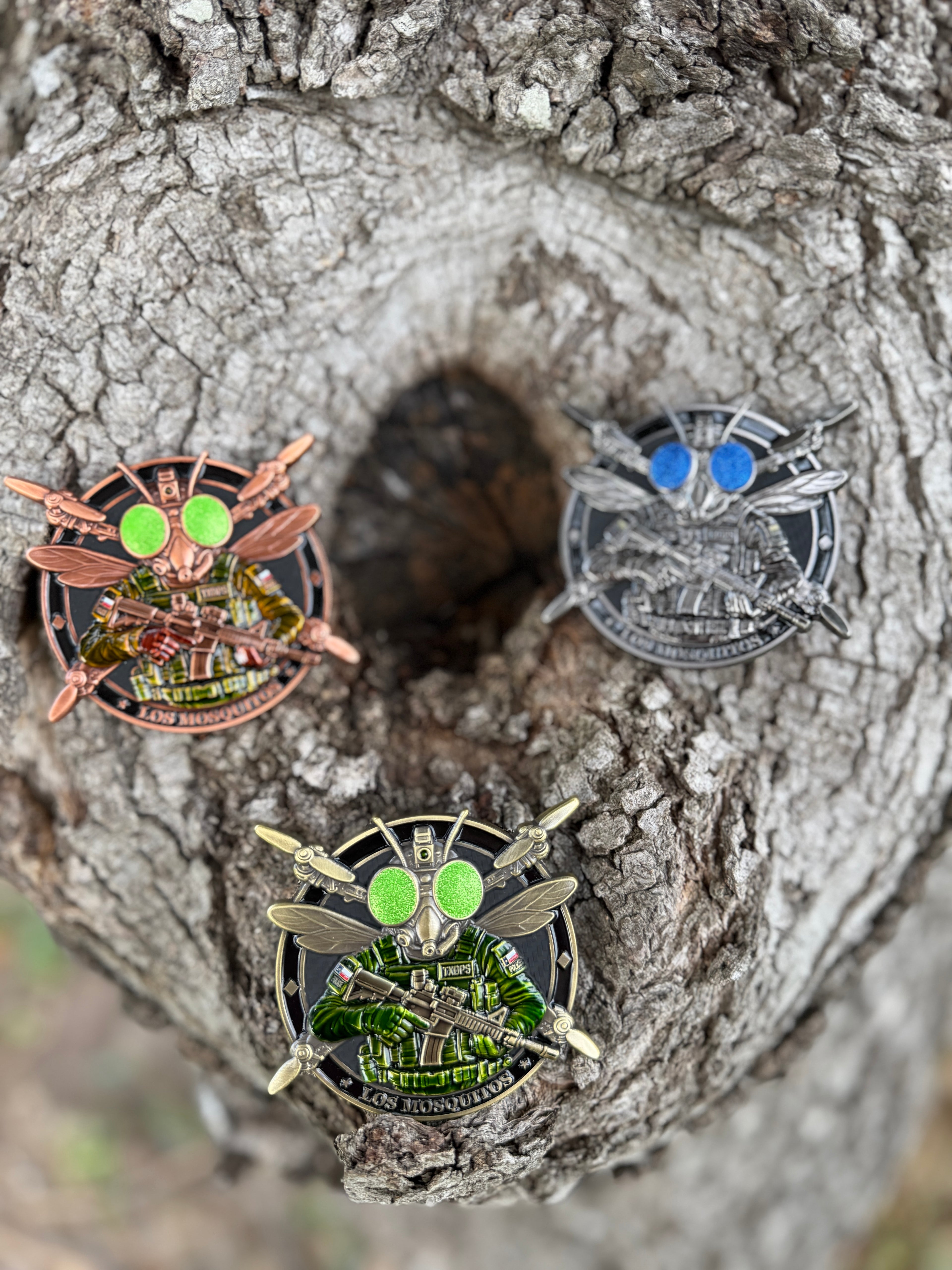 LOS MOSQUITOS TXDPS DRONE Challenge Coin