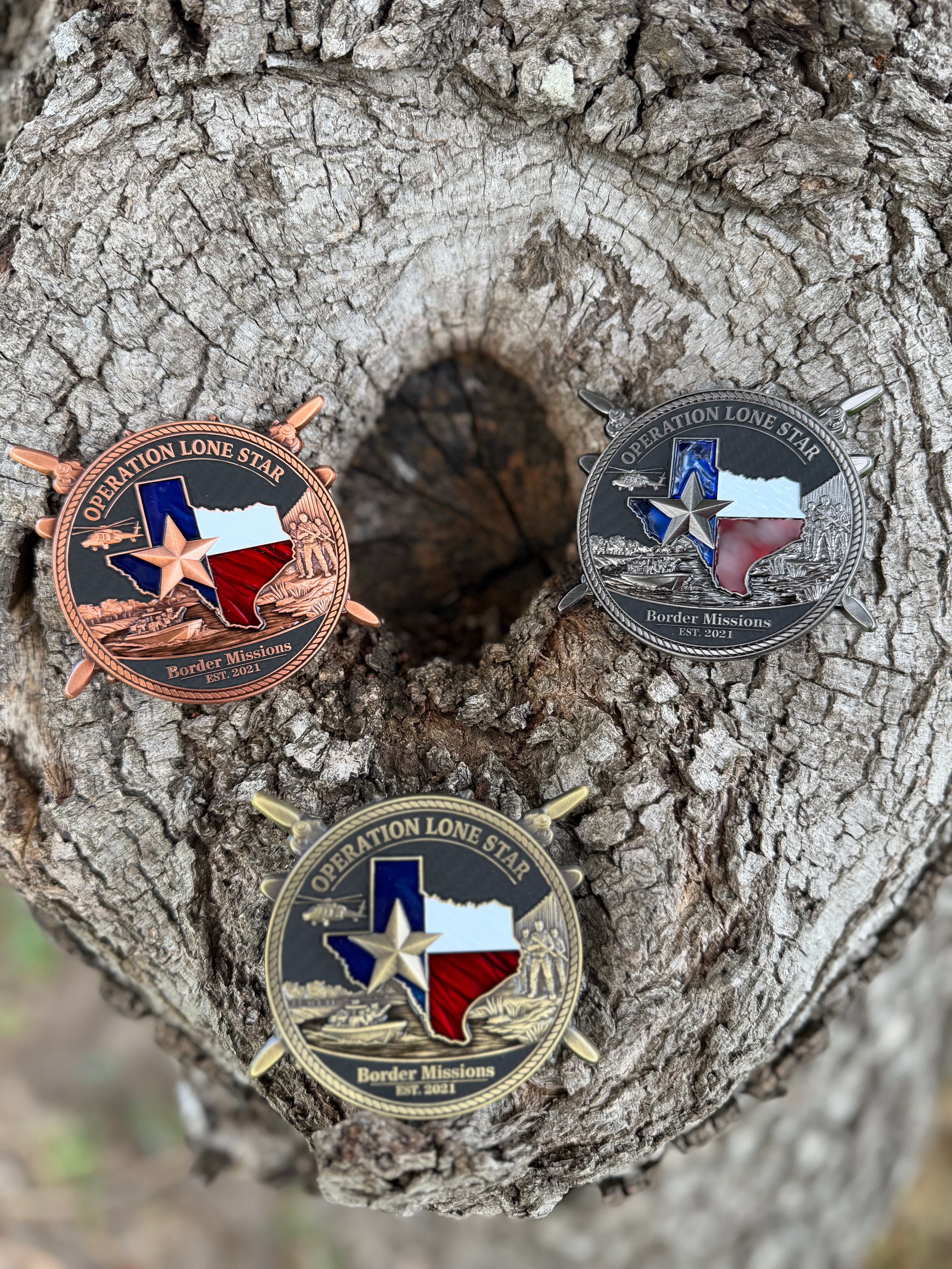 LOS MOSQUITOS TXDPS DRONE Challenge Coin