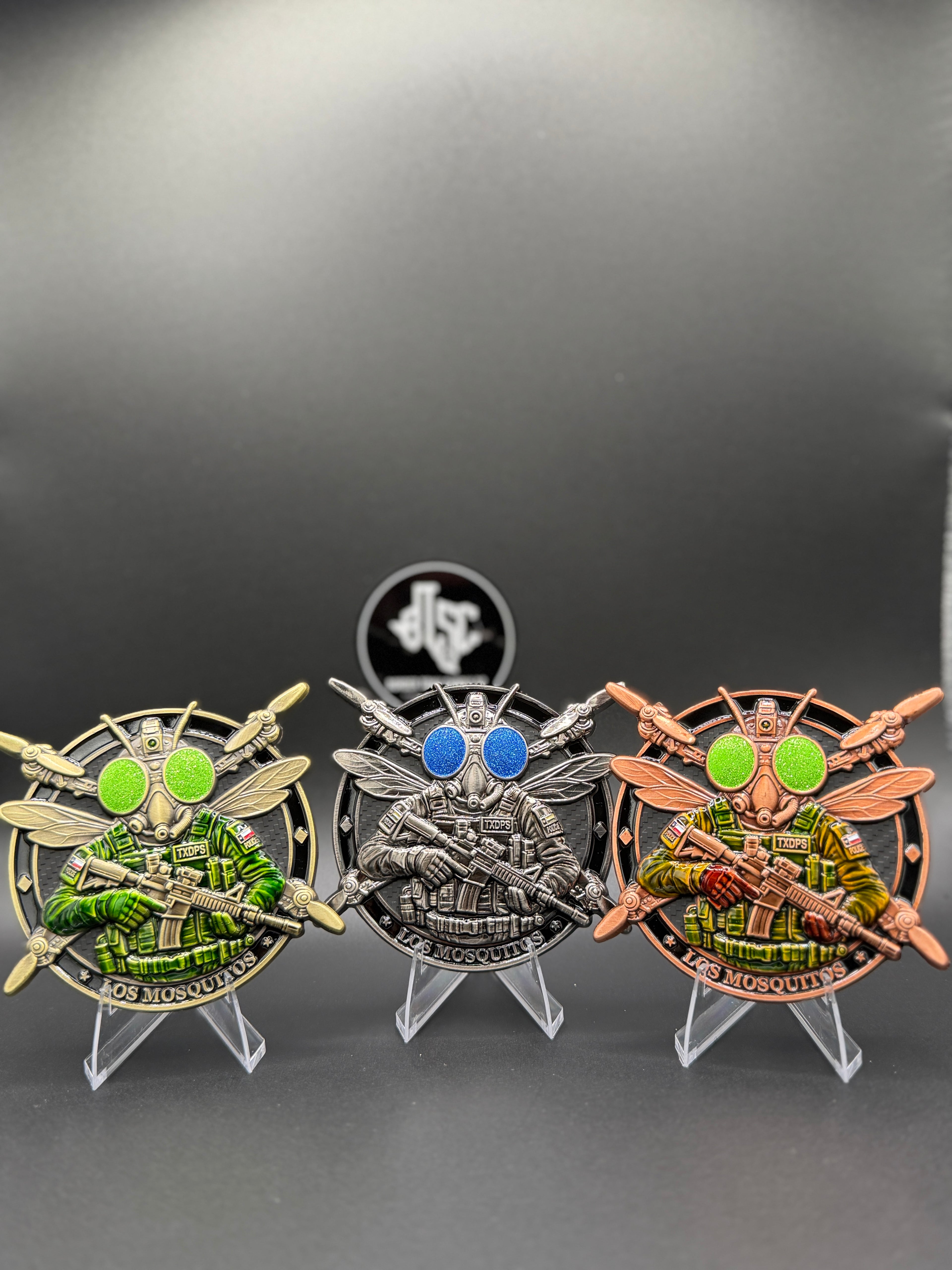 LOS MOSQUITOS TXDPS DRONE Challenge Coin