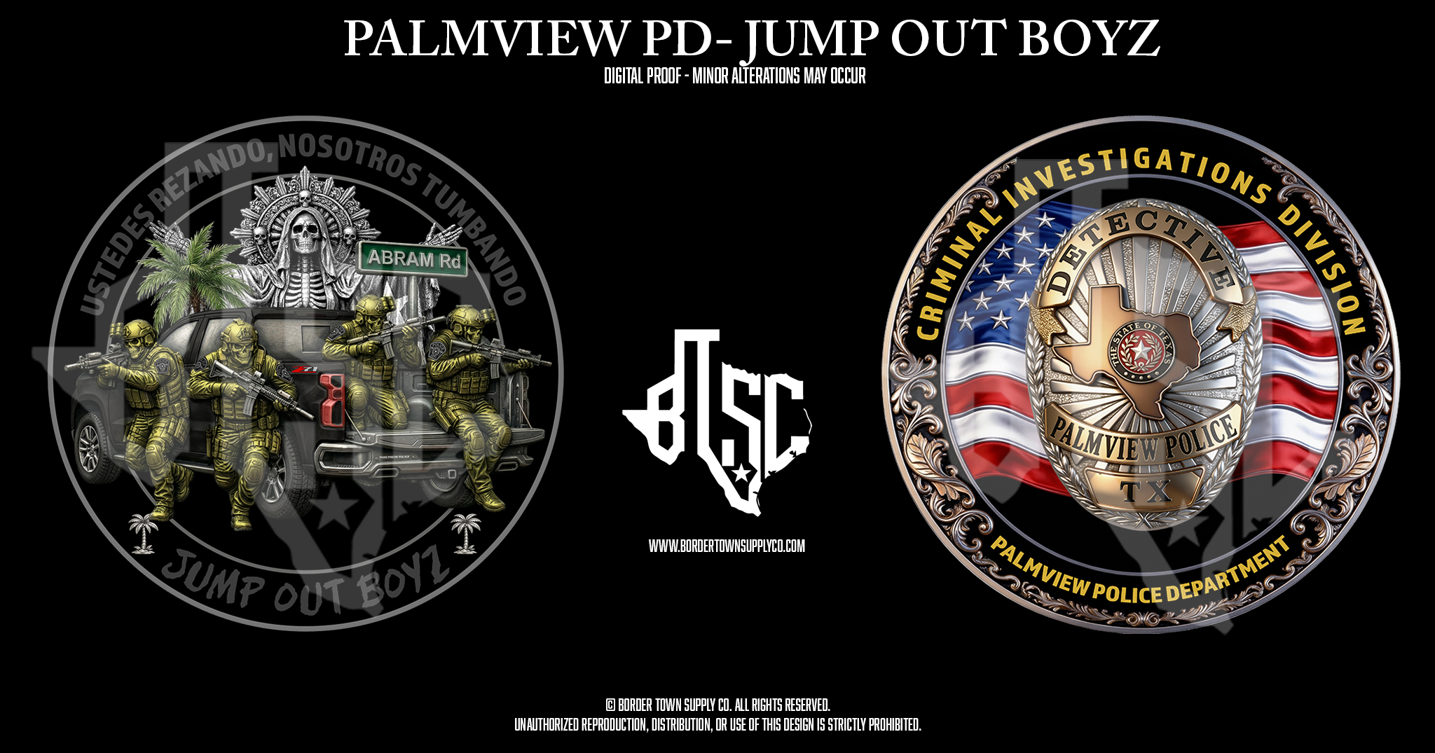 Palmview PD Jump Out Boyz - CID Pre-Sale (50 ONLY)
