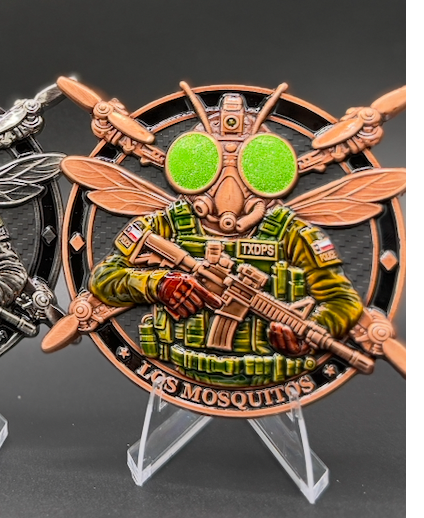 LOS MOSQUITOS TXDPS DRONE Challenge Coin