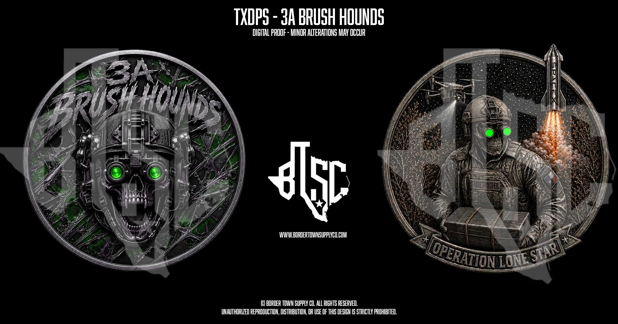 TXDPS 3A BRUSHGOONS (PRE-SALE) LIMIT 1 PER HOUSEHOLD